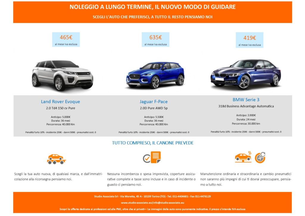 Noleggio a Lungo Termine Auto